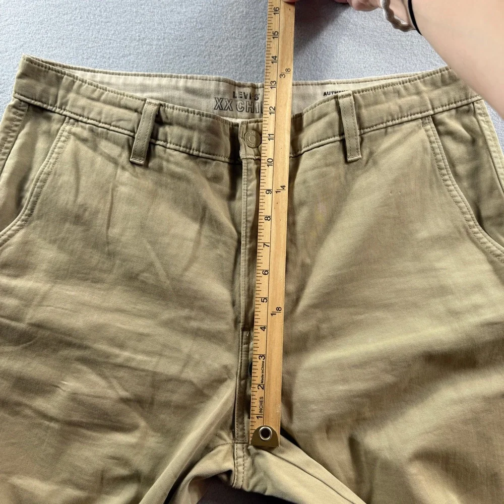 Levi's XX Chino Mens 34x34 Tan Authentic Relaxed Fit Pants